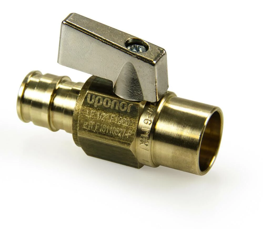 Discount 👏 Uponor ProPEX® 1/2 in. Brass Full Port F1960 x Sweat 250# Ball Valve 🤩 - Image 3