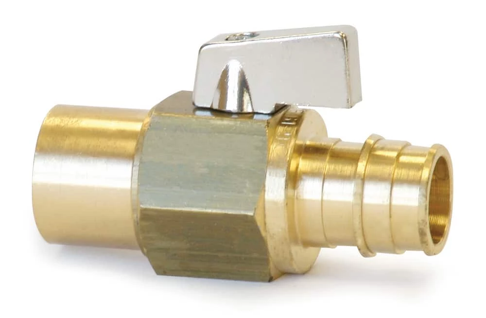 Best Pirce 😍 Uponor ProPEX® 3/4 in. Brass Full Port F1960 x Sweat 250# Ball Valve ❤️