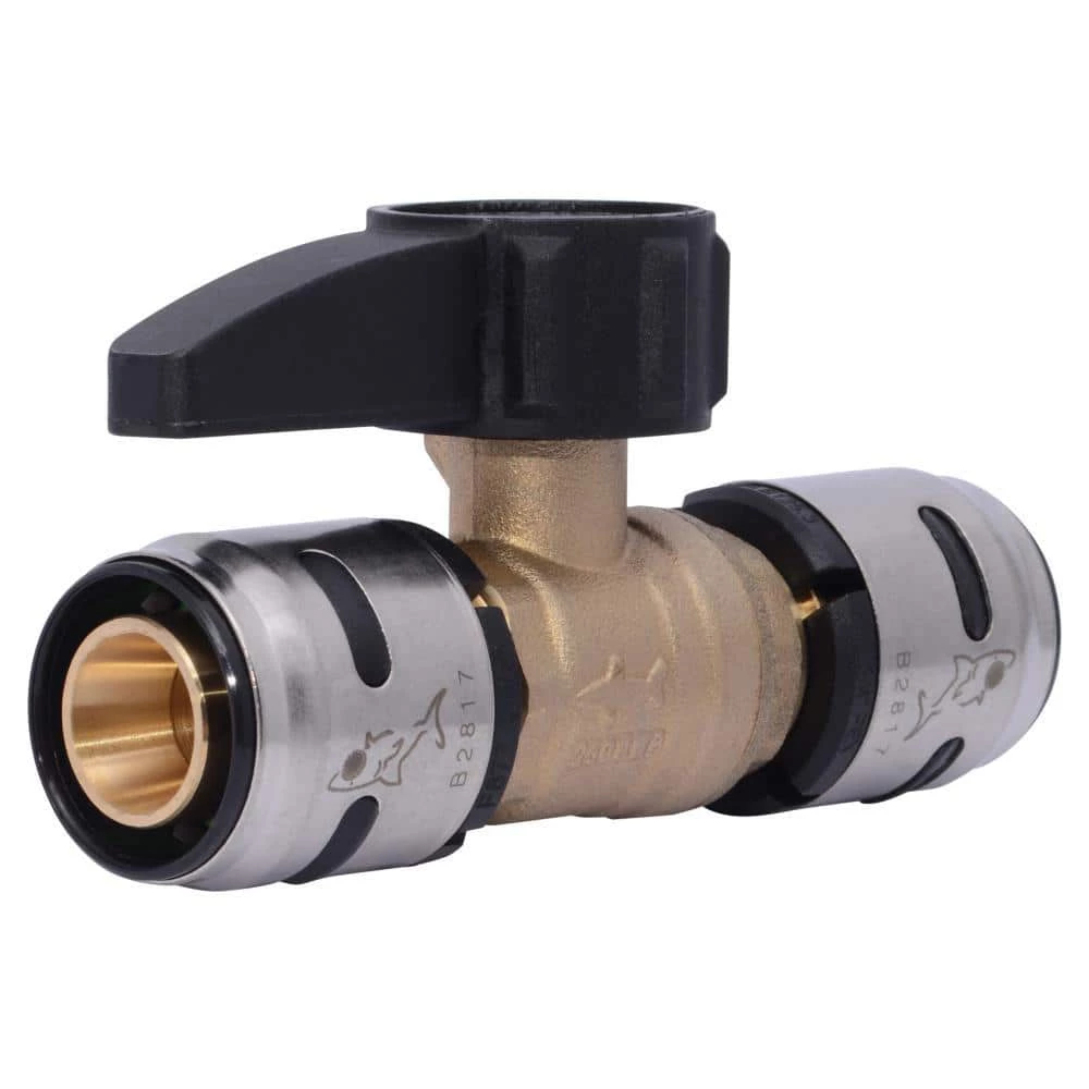 Cheap 🧨 SharkBite® EvoPEX™ 3/4 in. Brass Full Port Push-to-Connect 200# Ball Valve 🥰