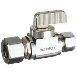 Best reviews of 😍 Dahl Valve Mini-Ball™ 5/8 x 3/8 in. OD Compression Loose Key Straight Supply Stop Valve in Chrome Plated 🌟