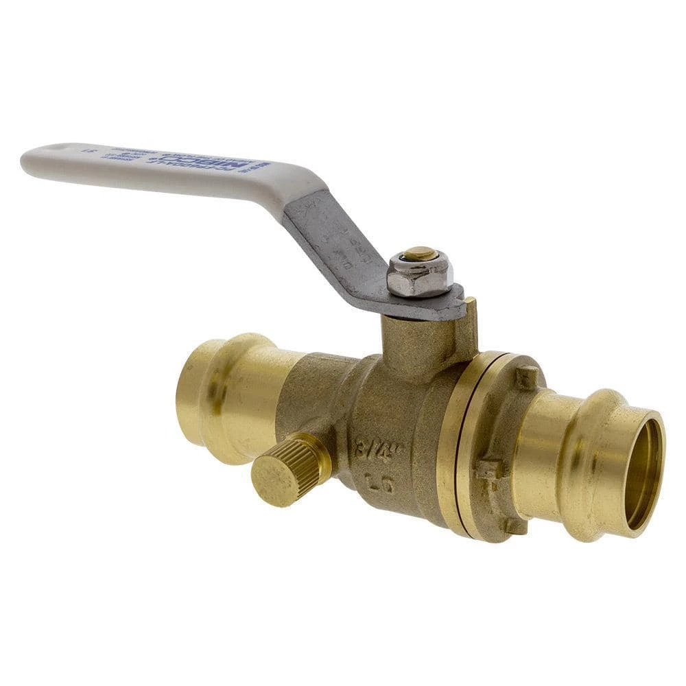 Wholesale ❤️ NIBCO PC-FP-600A-D-LF 1/2 in. DZR Copper Alloy Press 250# Ball Valve 😉