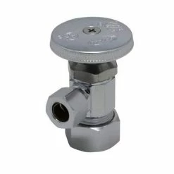Budget 🎁 PROFLO® 5/8 x 3/8 in. Compression Knob Handle Straight Supply Stop Valve in Chrome Plated 😉