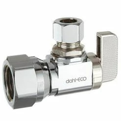 Outlet 😀 Dahl Valve Mini-Ball™ 1/2 x 3/8 in. FIPS x OD Compression Loose Key Angle Supply Stop Valve in Chrome Plated ⭐