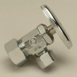 Deals ✔️ PROFLO® 1/2 x 1/4 in. Sweat x Compression Oval Angle Supply Stop Valve in Rough Brass 🎁