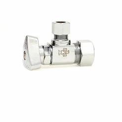 Discount ✔️ McGuire Manufacturing Convertible™ 1/2 x 3/8 in. Compression x OD Tube Loose Key Angle Supply Stop Valve in Chrome Plated ⭐