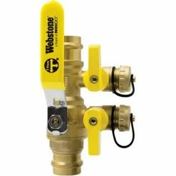 Buy 😀 Webstone Company Pro-Connect™ Press Purge and Fill™ 1-1/4 x 3/4 in. Brass Full Port Press 250# Ball Valve 💯