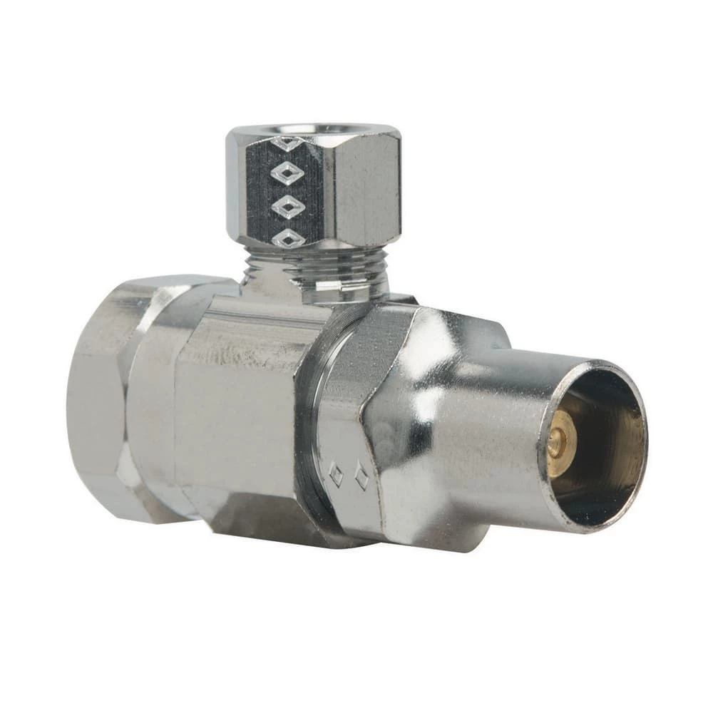 Coupon โ BrassCraft SR17 Series 1/2 x 3/8 in. FIPT x OD Compression Loose Key Handle Angle Supply Stop Valve in Chrome Plated โจ