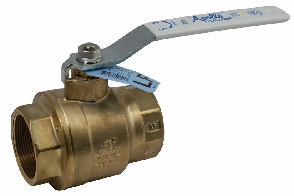 Best Pirce 🛒 Apollo Valves 77FLF-100 Series 1-1/2 in. Brass Full Port Threaded 600# Ball Valve ❤️