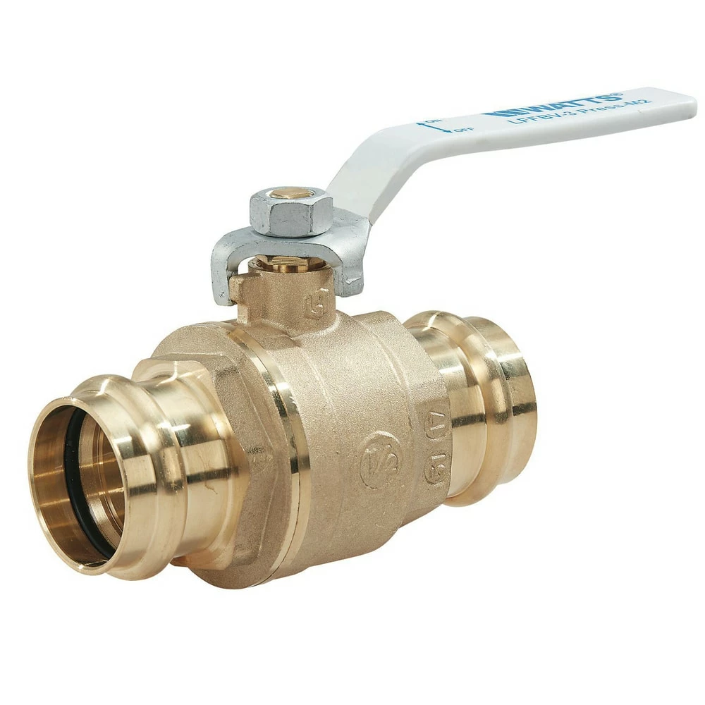 Budget ๐ Watts LFFBV-3 Press-M2 Series 3/4 in. Brass Full Port Press 250# Ball Valve ๐
