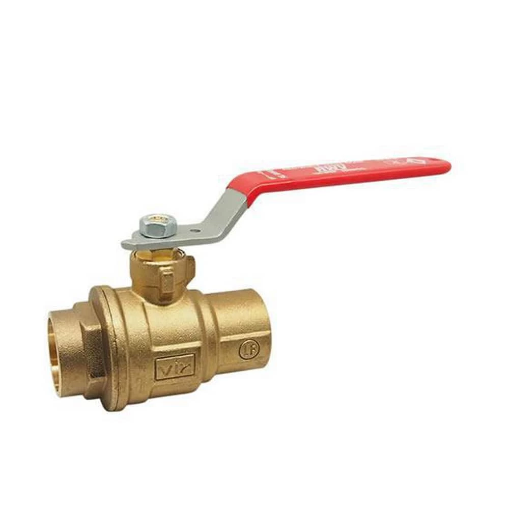 Deals ✔️ Red-White Valve Figure 5549AB 2-1/2 in. Brass Full Port Solder 600# Ball Valve 🧨