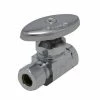 Budget 🛒 PROFLO® 1/2 x 3/8 in. FIPS x OD Compression Oval Straight Supply Stop Valve in Chrome Plated 🎉