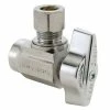 Deals 🎉 BrassCraft KTR19X Series 1/2 x 3/8 in. Sweat x OD Compression Lever Handle Angle Supply Stop Valve in Chrome Plated 😍