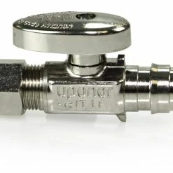 Top 10 💯 Uponor ProPex® 1/2 x 3/8 in. F1960 x Compression Oval Handle Straight Supply Stop Valve in Chrome Plated 🥰