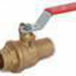 Best deal 🎁 Red-White Valve Figure 5049F 2-1/2 in. Brass Full Port Solder 600# Ball Valve 👏