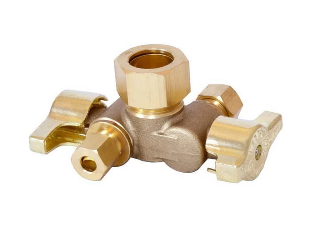 Coupon ๐ Legend Valve & Fitting T-598NL 5/8 x 3/8 x 3/8 in. OD Tube Lever Straight Supply Stop Valve in Chrome Plated ๐
